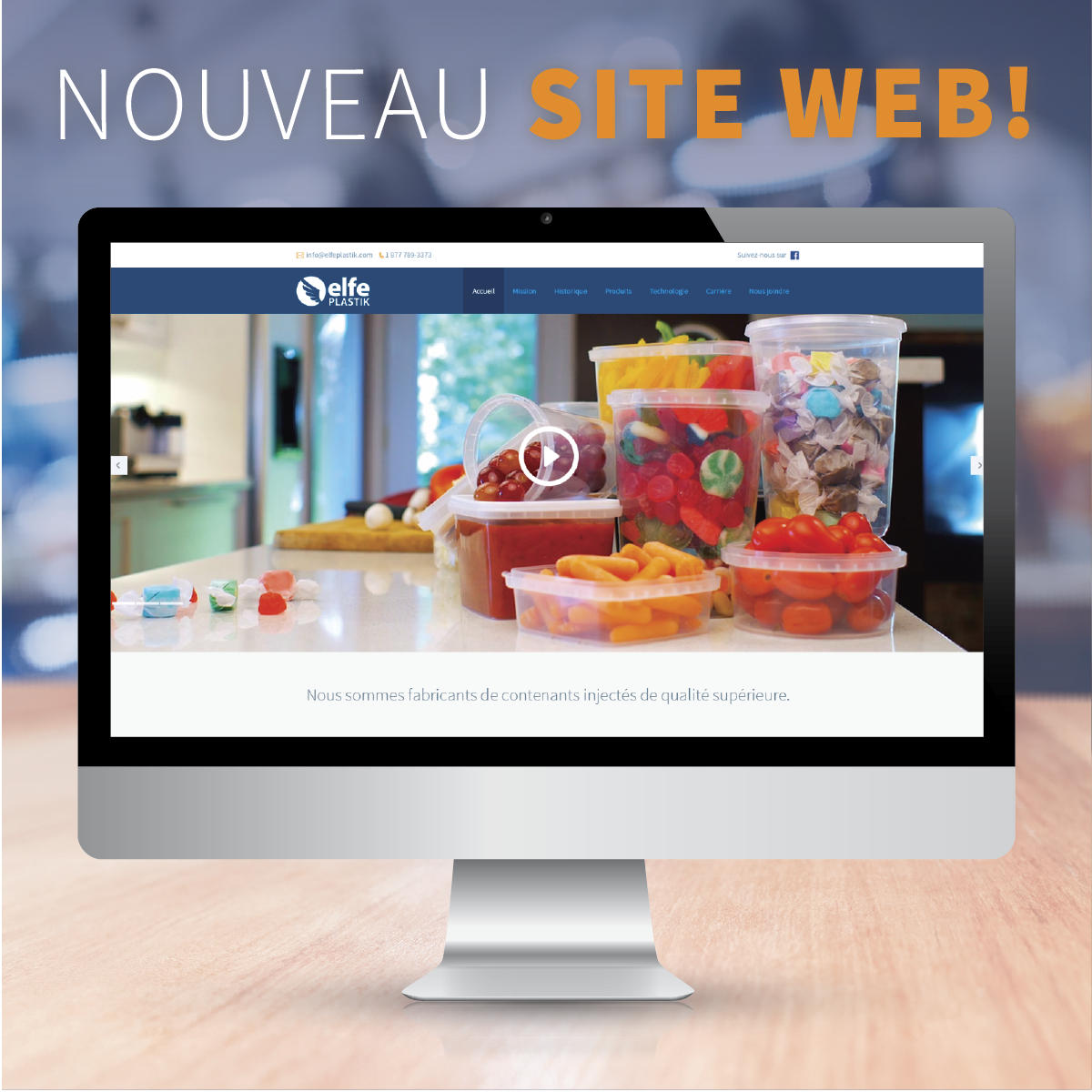 Nouveau site Web