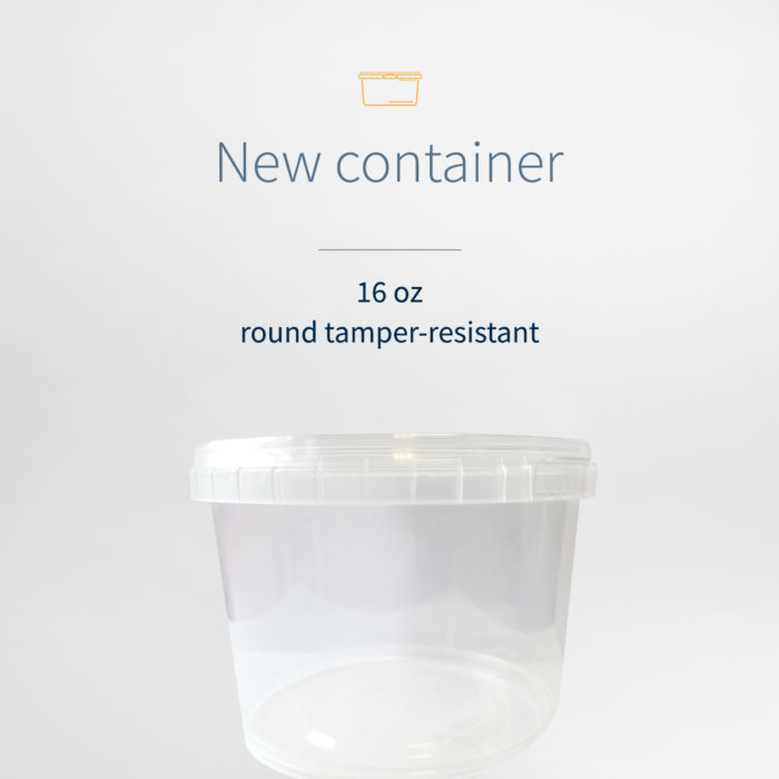 A container to showcase your products