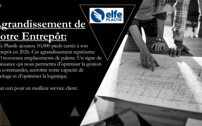 Agrandissement de notre entrepôt